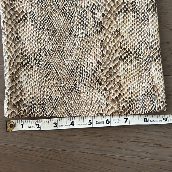 Maria Bianco Nero snakeskin print pant VTG - Picture 9 of 12